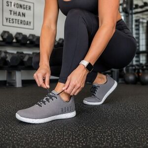 NOBULL Mesh Trainer Shoes Gray Cross Training Gym Sneakers Women's 7.5 Workout